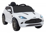 Triton Vaiki&scaron;kas elektrinis Aston Martin DBX automobilis su nuotoliniu valdymu, 3 greičiai, nuo 3 metų, juodas odinis sėdynė