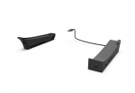 "iPega P5S008" horizontalus stovas su USB &scaron;akotuvu, skirtas "PS5 Slim", juodas
