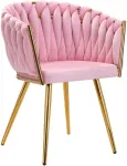Activeshop Fotelis 4Rico QS-GW06G Velvet Rožinė