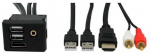 Connects2 HDMI, AUX, USB universalus ct29ax27