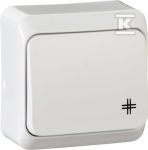 None SCHNEIDERE Prima Schneider kryžminė jungtis, viename pavir&scaron;iuje montuojama (wnt-700p) balta WDE001070