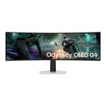 Monitorius Samsung LS49DG910SUXEN Odyssey G9 G91SD | 49 " | OLED | 32:9 | 144 Hz | 0.03 ms | 5120 x 1440 pikselių | 250 cd/m&sup2; | HDMI jungtys quantity 1 | Sidabrinis