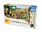 PIO Lavinanti dėlionė NUMBERS - ANIMALS, 3-6 metų vaikams