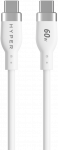 Targus Hyper | HyperJuice USB-C Silicone Charging Cable, 1.5 m, Baltas | HJ4011WHGL