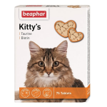 Vitaminų papildas - Beaphar KITTY'S + Taurinas + Biotinas, 75tab