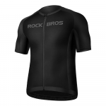 Rockbros 15120002006 short sleeve cycling jersey XXXL – juodos spalvos