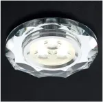 3W LED įleidžiamas &scaron;viestuvas CR 34 LED, chromo sp., 4000K