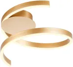 Lubinis &scaron;viestuvas 27W LED pavir&scaron;inis &scaron;viestuvas SCROLL, matinės bronzos sp., 3000/4000/6000K, dimeriuojamas, 01-4008