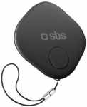 SBS Track My Circle Atsparus vandeniui IP65 Locator Compatible with Apple Find My - juodos spalvos
