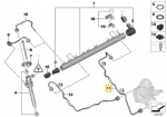 Bmw Spaudimo &Scaron;launelio Surinkinys E90 E91 E92 E93 F07 F10 F11 F01 F02 Originalus 13537805424