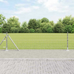 Tvora su stulpais Sidabro 0,6 x 25 m Plienas