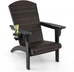Promotions Lauko Adirondack poilsio kėdė, 92x76x100 cm, juoda