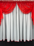 Dule Interior dieninė užuolaida 4x150 RP4-5(raudona)