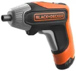 Black & Decker Juodas+DECKER WKRĘTAK AKUMULATOROWY 3,6V