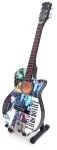 HOBi.LT Mini dekoratyvinė mahagoninė gitara, kolekcinė 24,5 cm, Taylor Swift gerbėjams