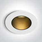 6,5W LED įleidžiamas &scaron;viestuvas, juodos/baltos sp., 3000/3500/4000K, IP65, dimeriuojamas, 10107DL/W/B/V