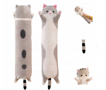 Happy People An 77/17 miego draugas &ndash; didelis pilkas katinas, 110cm