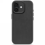 Dėklas Decoded Leather Backcover - sk&oacute;rzana obudowa ochronna do iPhone 17 kompatybilna su MagSafe (juodas)