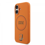 Red Bull Raudona Bull Raudona Bull Silicone Mėlyna Ring MagSafe dėklas skirtas Apple iPhone 17 oranžinės spalvos