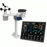 BRESSER 4CAST 18,5" WiFi namų meteorologinė stotelė su 8 viename jutikliu