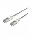 Mercodan &bdquo;UltraFlex&ldquo; patch kabelis CAT6 UTP, 3,0 m, baltas, LSZH