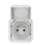 Legrand 069621L NAUJAS PLEXO 55 Lizdas 2P+Z automatinių gnybtų mechanizmas 16A - 250V AC baltas 069621L