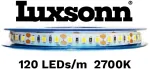 3W/m LED juosta LUXSONN, 120 LED/m, 2700K, 24V, 5m ritė