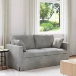 Sofa &Scaron;viesiai pilka 158 x 78 x 80 cm Aksomas