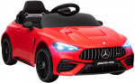 AIYAPLAY vaiki&scaron;kas elektrinis automobilis, &bdquo;Mercedes&ldquo; dizainas, 12V varikliai, nuotolinio valdymo pultas, LED žibintai, muzika, vaikams nuo 3 iki 6 metų, raudonas