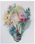 Abris Art Siuvinėjimo kryželiu rinkinys &bdquo;&Scaron;viesios mintys&ldquo; 16x19 cm AAH-229