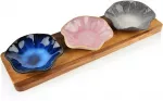 Allesken MODERN KITCHEN Deska su 3 miskami 11x10x3cm (32,5x10x1,2cm) poj.80ml