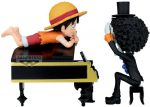 Banpresto One Piece Luffy & Brook Word Collectable Stories figure 8cm