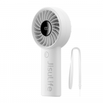 &bdquo;Jisulife&ldquo; ne&scaron;iojamasis ventiliatorius &bdquo;Life4&ldquo;, 3600 mAh, ne&scaron;iojamas USB ventiliatorius &ndash; pilkas