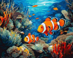 Tapyba pagal skaičius Povandeninis rojus 40x50 cm