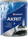 Sienų dažai ESKARO AKRIT 7, &scaron;ilko matiniai, baltos sp., A bazė, 2,85 l