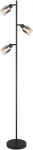 Tor&scaron;eras GLOBO HUBERTUS, 3 x E14, 40W, 230V, metalinis, matinės juodos sp., &oslash;23 x 154 cm