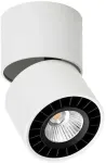 12W LED lubinis &scaron;viestuvas HERIOS, baltos/juodos sp., 3000/4000/5000K