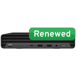 HP Renewed Grade A | EliteDesk 800 G8 | Intel Core i5 | i5-11500T | 16 GB | SSD | 256 GB | Intel UHD Graphics 750 | Windows 11 Pro
