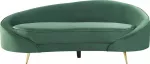 Beliani 2 vietų sofa SAVAR veliūrinė smaragdinė