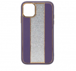 iLike Apple iPhone 11 Diamonds and Odinis dėklas Violetinė