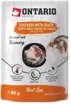 Canned cat food - Ontario Herb vi&scaron;tiena with antiena, ryžiai and Rosemary, 80g