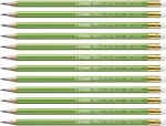 Stabilo Greengraph Pie&scaron;tukas HB, hexagonal with top eraser, 12 pcs./pack (201062)