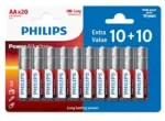 Philips AA LR6 baterijos 20 vnt. Blisteris