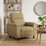 Sofa &Scaron;viesiai rudas 95 x 90 x 95 cm Audinys