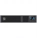 UPS Gude ROLINE ProSecure III 3000 RM2U nepertraukiamojo maitinimo &scaron;altinis online tipo, 19 colių stovo versija, juodas, juodas