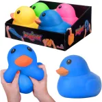 Mink&scaron;tas sensorinis žaislas Mėlyna antis Squishy Gniotek antistresinis 17 cm