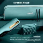 Plaukų tiesinimo žnyplės 2w1 HT401EUBL SHARK mėlynas