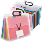 Dokumentų dėklas A4 skaidrus PVC, 13 skyrių N140