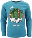 &bdquo;Minecraft Creeper&ldquo; vaiki&scaron;ki ilgomis rankovėmis mar&scaron;kinėliai, 9 metų