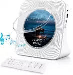 MAITE ne&scaron;iojamas CD grotuvas su Bluetooth, FM radiju ir 3 W garsiakalbiais MT-CDPEU-SD